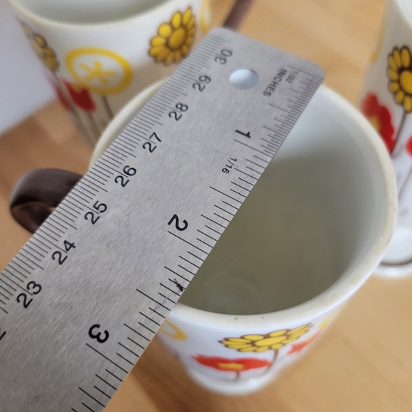 New Trends inc Japan Flower Cup Set of 3 Cups - Picture 7 of 7